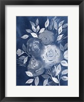 Cyanotype Roses II Framed Print