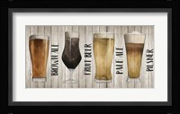 Beer Chart I Framed Print