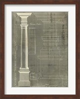 Column Blueprint III Fine Art Print