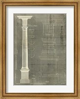 Column Blueprint IV Fine Art Print