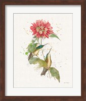 Colorful Hummingbirds I Fine Art Print