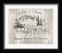 Chateau Royalle on Wood Framed Print