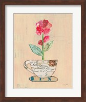 Teacup Floral IV on Print Fine Art Print