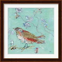 Aqua Bird Fine Art Print