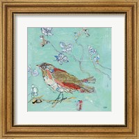 Aqua Bird Fine Art Print