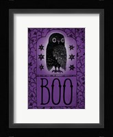 Vintage Halloween Boo Framed Print