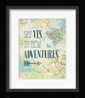 Map Sentiments II Fine Art Print