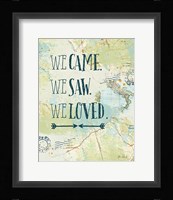 Map Sentiments III Fine Art Print