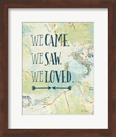 Map Sentiments III Fine Art Print