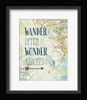 Map Sentiments V Fine Art Print