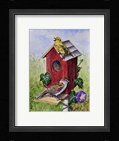 Chipping Sparrow and Yellow Warbler Fine Art Print