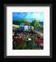 Poppy Field Cottage Fine Art Print
