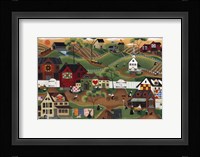Amish Quilt Village Fine Art Print