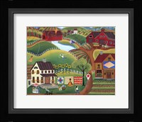 Country Kite Quilt Lemonade Fine Art Print