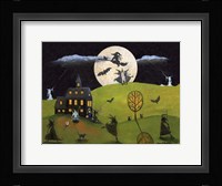 White Witch Halloween Dance Fine Art Print