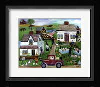 Country Folk Art Tag Sale Fine Art Print