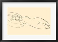 Lying Nude Fine Art Print