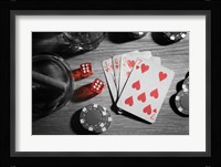 Pop of Color Poker Fine Art Print