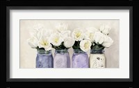 Tulips in Mason Jars (detail) Fine Art Print