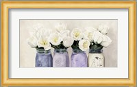 Tulips in Mason Jars (detail) Fine Art Print