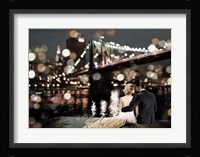 Kissing in a NY Night Fine Art Print