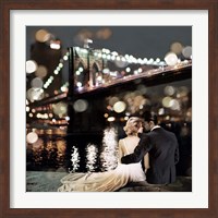 Kissing in a NY Night (detail) Fine Art Print