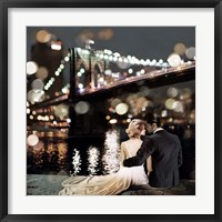 Kissing in a NY Night (detail) Fine Art Print