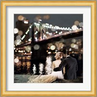 Kissing in a NY Night (detail) Fine Art Print