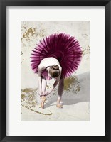 Purple Ballerina Framed Print