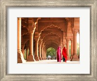 Women in Traditional Dress, India Fine Art Print