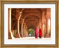 Women in Traditional Dress, India Fine Art Print