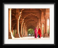 Women in Traditional Dress, India Fine Art Print