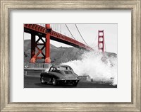 Under the Golden Gate Bridge, San Francisco (BW) Fine Art Print