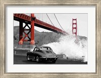 Under the Golden Gate Bridge, San Francisco (BW) Fine Art Print