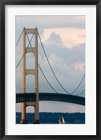 Mackinac Bridge on a Clear Day Fine Art Print
