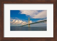 Blue Skies over the Mackinac Bridge Fine Art Print