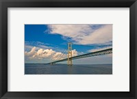 Blue Skies over the Mackinac Bridge Fine Art Print