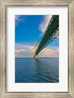 Sailing under the Mackinac Bridge Fine Art Print