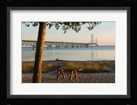 Mackinac Bridge, Mackinaw City Fine Art Print