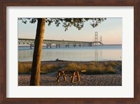 Mackinac Bridge, Mackinaw City Fine Art Print