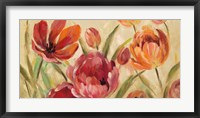 Expressive Tulips Neutral v2 Fine Art Print