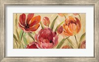 Expressive Tulips Neutral v2 Fine Art Print