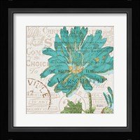 Bookshelf Botanical IV Framed Print