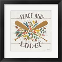 Peace and Lodge IV Fine Art Print