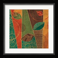 Bohemian Leaves III Framed Print