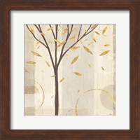 Watercolor Forest Gold IV Fine Art Print