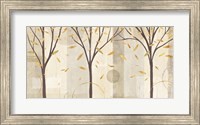 Watercolor Forest Gold I Fine Art Print