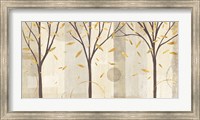 Watercolor Forest Gold I Fine Art Print