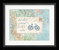 Travel Posts I Framed Print