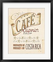 Authentic Coffee VIII Framed Print